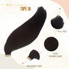 Tape in Hair Extensions Human Hair, #2 Dark Brown Seamless