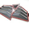 CYAuto New 2pcs Racing Side Rear Quarter Window Louvers for
