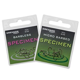 Drennan Specimen Barbless Hooks: Size 8