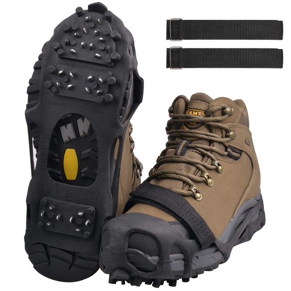 Ice Snow Cleats for Shoes and Boots,Walk Traction Cleats Crampons