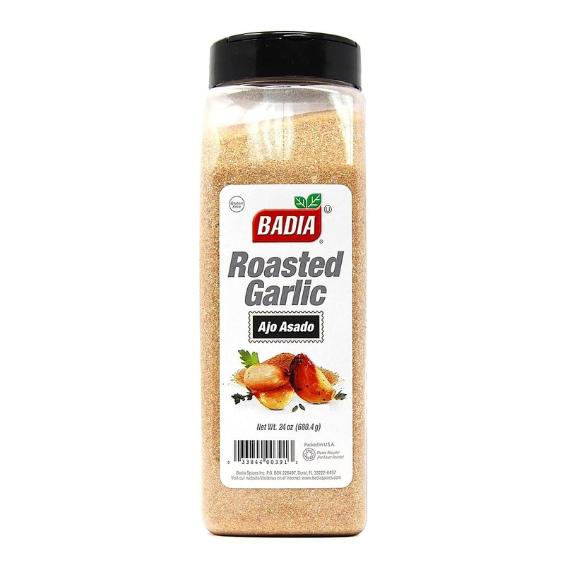 Badia Roasted Garlic Powder Seasoning, 24 oz - Smoky, Roasted