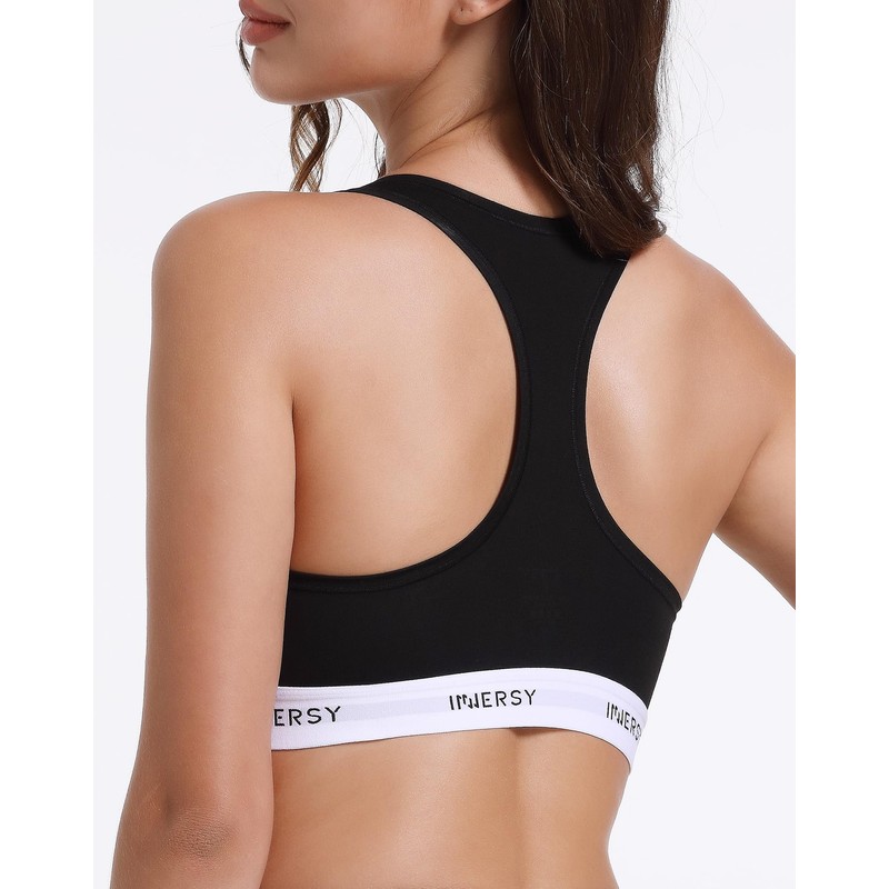 INNERSY Women's Comfy Wireless Everyday Bra Pullover Unlined Full Coverage