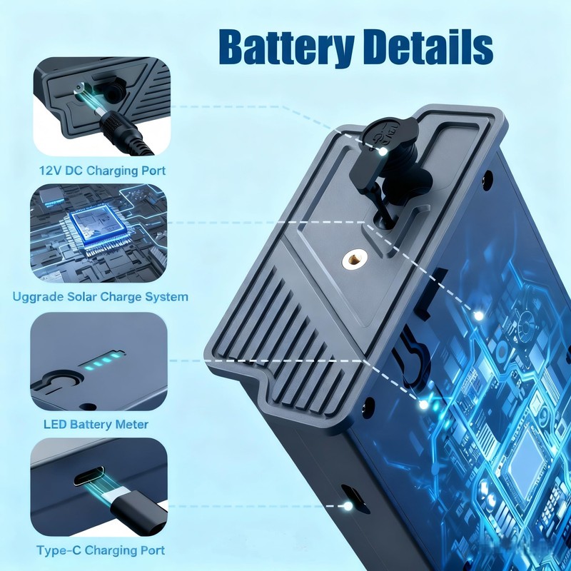 Qustikuri 1 Pack Battery Pack Compatible with Reveal Cellular Trail