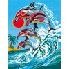 Painting by Numbers, Dolphin, 22,8 x 30,4 cm
