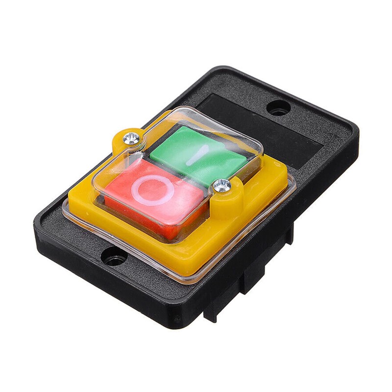 KJD17 5 Pin Waterproof Push Button Electromagnetic Pressure Button Switch,