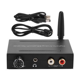 Bluetooth Receive Function Coaxial Optical Fiber Input 3.5mm RCA Output Audio Decoder
