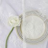 Neween Sheer Curtains White Floral Lace Curtains Rod Pocket Window