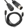 6 Pin DIN Male to Female Cable Sound Data Signal