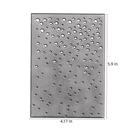 Dot Dotted Star Background Frame Cutting Dies, Stars Die Cuts Metal Embossing Stencils Template Mould for Card Scrapbooking and DIY Craft Album Paper Card Decor