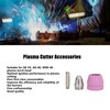 21Pcs/Set Plasma Cutter Torch Consumables Electrode Nozzle Cups Kit for