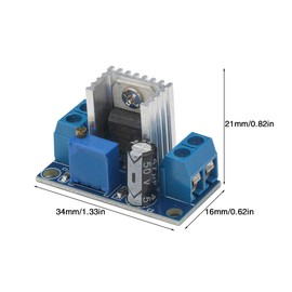 20pcs LM317 DC-DC Adjustable Power Supply Board 4.2-40V to 1.2-37V Converter Buck Module Adjustable Linear Voltage Regulator