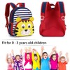 IGNPION Nursery Kids Backpacks Toddle Children School Bag Zoo Lunch