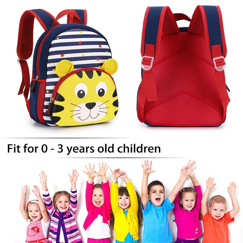 IGNPION Nursery Kids Backpacks Toddle Children School Bag Zoo Lunch