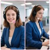 4 Pieces Mini Pink Microphone Windscreen, High-Density Headset Foam Mic