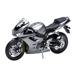 Welly DieCast Modell Motorrad Triumph Daytona 675 grau Motorradmodell 1:18