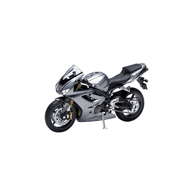 Welly DieCast Modell Motorrad Triumph Daytona 675 grau Motorradmodell 1:18