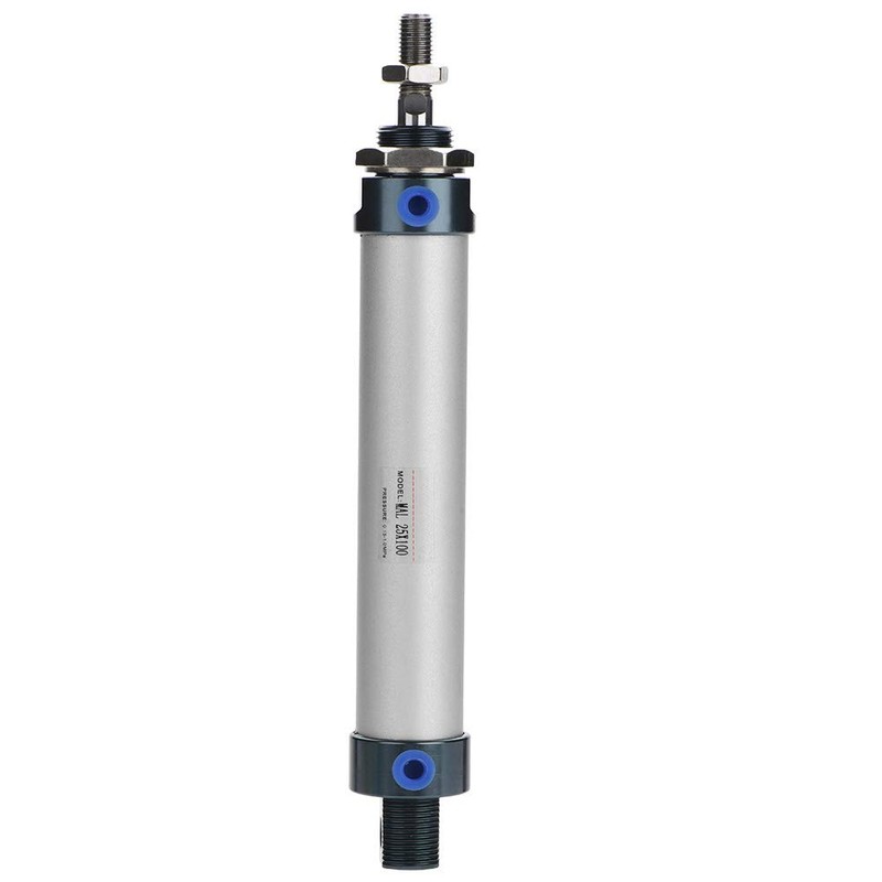 Pneumatic Cylinder, 25 mm Bore 100 mm Stroke, Single Rod,