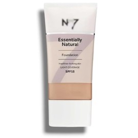 Essentially Natural Foundation - Calico By Nō7 | A Light Coverage - SPF15 | Healthier Looking Skin | Instantly Blurring The Appearance of Imperfections & Pores | 40mL