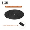 DTGN 4mm x 7.5meters(DxL) Foam Rubber Weather Seal Strip -