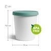 Ice Cream Containers 1L, Set of 2, Ice Cream Tubs