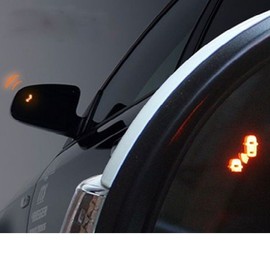 Blind Spot Monitoring Sensor & Rear Side Warning Alarm for Santa Fe DM BSA Sensor White