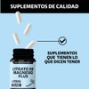 Citrato Magnesio Plus Con Piperina 455mg Magnesio Elemental Magnesio Capsulas