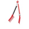 Red Stainless Steel Pasta Tong, Large 13" Stainless Steel Spaghetti