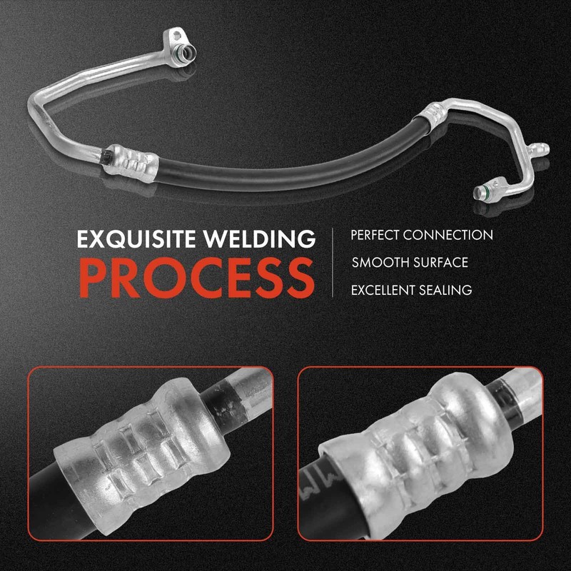 A-Premium A/C Discharge Line Hose Assembly Compatible with Toyota Yaris