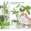 Kamehame Flower Vase Acrylic Clear Vase Tall Rectangle Vase Decorative