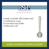RSVP International Coffee Scoop Collection, 2-Tablespoon, Long Handle, Stainless Steel