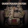 2-Pack Ouch Pouch Patch Medic Funny Morale Patches with Hook