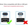 Toeasor Replacement Micro USB Charging Cable Power Supply Charger Cord