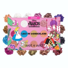 wet n wild Lost In Wonderland Eye Face Palette 15 Hyper Pigmented Shades Cruelty Free