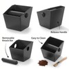 Espresso Knock Box, OLULU Coffee Grounds Bin with Removable Knock