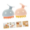 KOMBIUDA 2pcs Scalp Brush Wear-resistant Soft Portable Hair Cleaning Tool