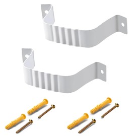 VYH Downspout Adapter Gutter Downspout Strap 3x4 Leader Strap 3x4 2pcs (White)