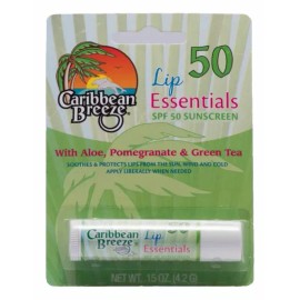 Caribbean Breeze SPF 50 Lip Essential 100% Natural Moisturizing Balm Tube Tropic