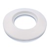 TYGERIX 1 x White Rubber Wall Cover 60 mm Flexible