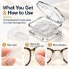Silicone Nose Pads for Eyeglasses – Anti-Slip Oval Nose Bridge