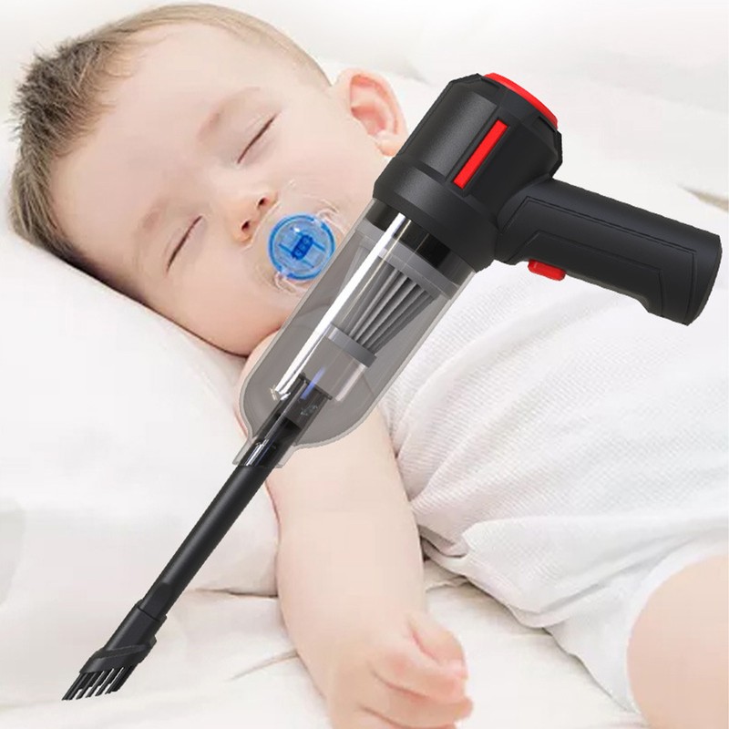 Car Vacuum Cleaner 9000PA High Power Low Noise Cordless Portable