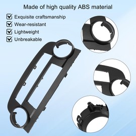 Dash A/C Air Conditioning Panel Installation Mount Trim Kit Compatible with Honda CR-V CRV 2007-2011 AC Bezel Replaces 79501-SWA-A01ZA (Manual A/C)