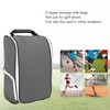 Golf Shoe Bag Wear Resistant PU Leather Portable Sports Travel