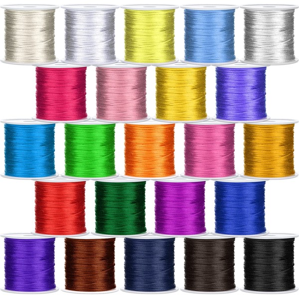 23 Rolls 1005 Yards 1.5 mm Nylon String for Bracelets
