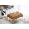 Bonamaison Kitchen Decoration, Tablecloth, Brown Tones, 140 x 140 Cm