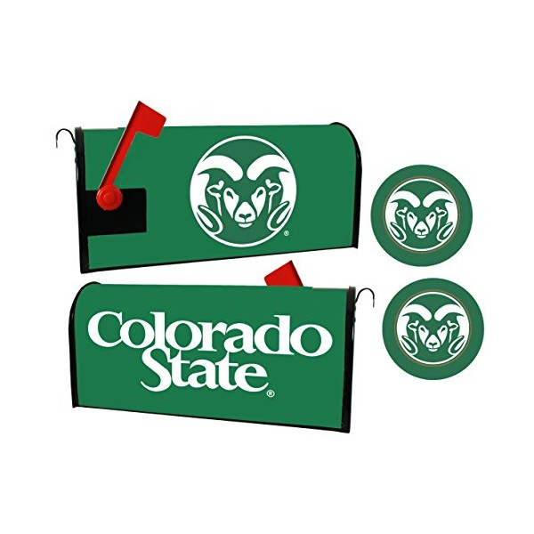 R and R Imports Colorado State Rams Magnetic Mailbox Cover & Sticker Set