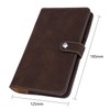 A6 PU Leather Notebook Loose Leaf 6 Ring Binder for