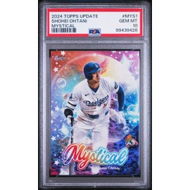 Graded 2024 Topps Update Shohei Ohtani #MYS1 Mystical Baseball Card PSA 10 Gem Mint