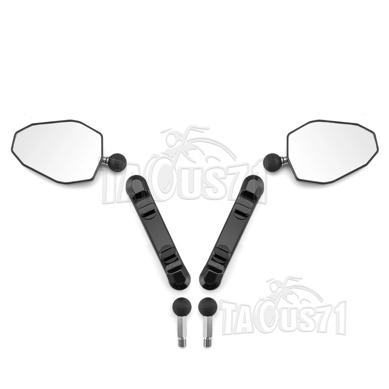 21ST Black Motorcycle Right & Left Rearview Mirrors For KTM