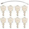 8PCS A126 Ignition Keys – Compatible with Linear Keypads (AK-11,