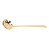 Soup Ladle Durable Brass Elegant Bright Gold Color Balanced Weight